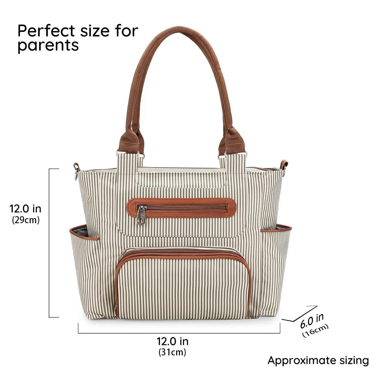 Multifunction Large Capacity Motherhood Bag - Tan