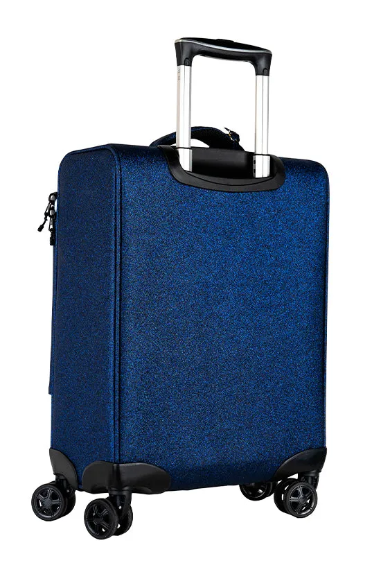 Navy Rebel Dream Luggage with White Zipper