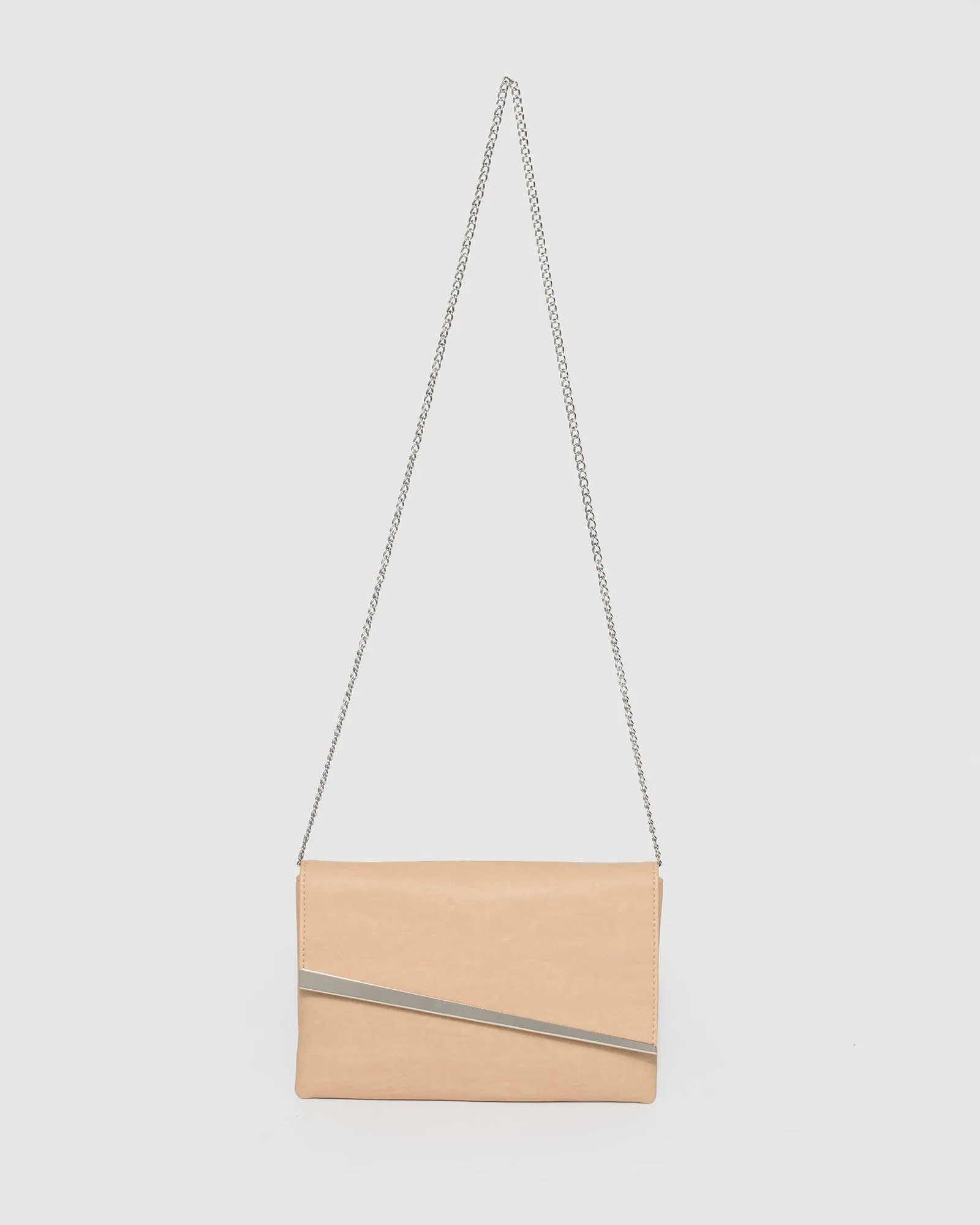 Nude Zaara Clutch Bag