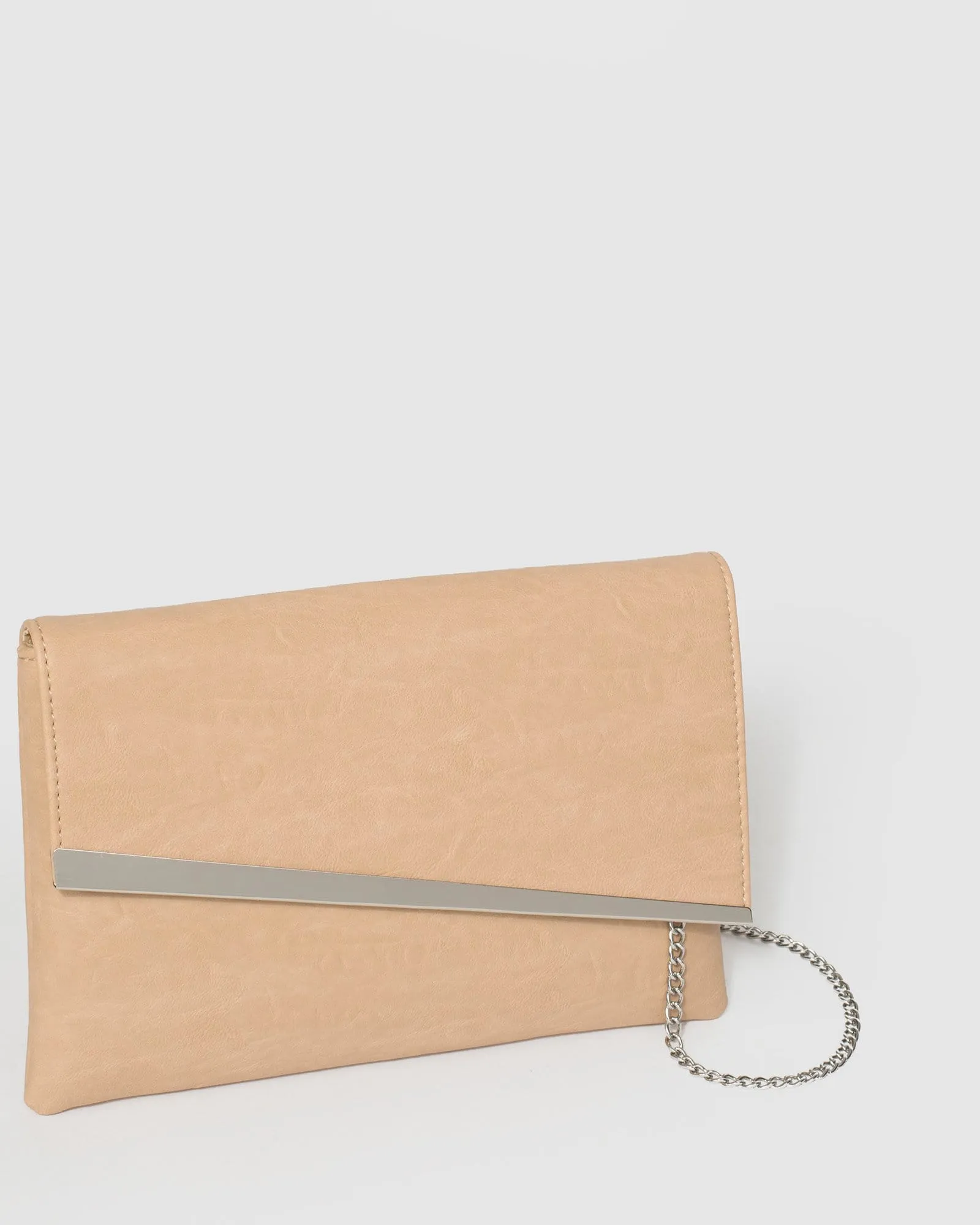 Nude Zaara Clutch Bag