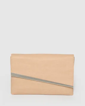 Nude Zaara Clutch Bag