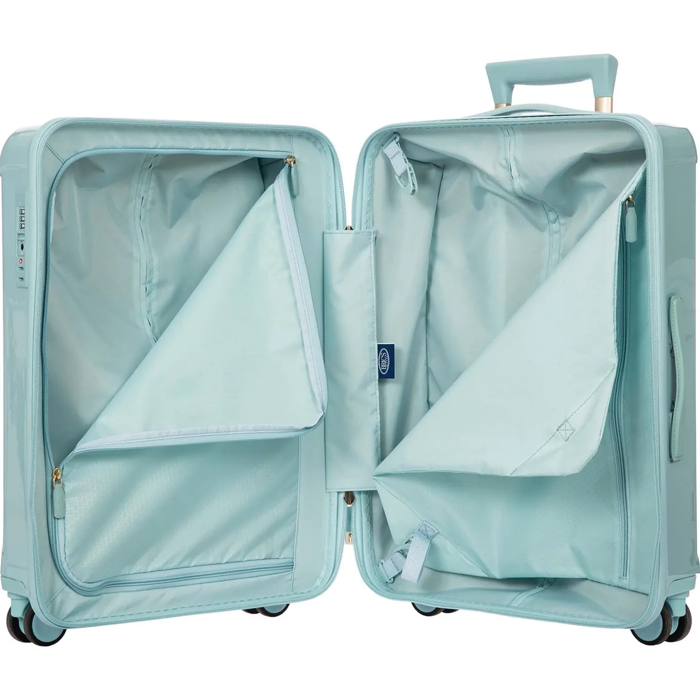 Positano Large Monochrome Trolley - Light Blue