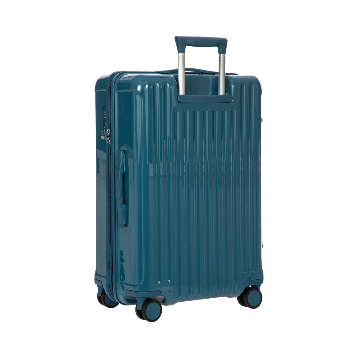 Positano Medium Monochrome Trolley 69cm - Sea Green