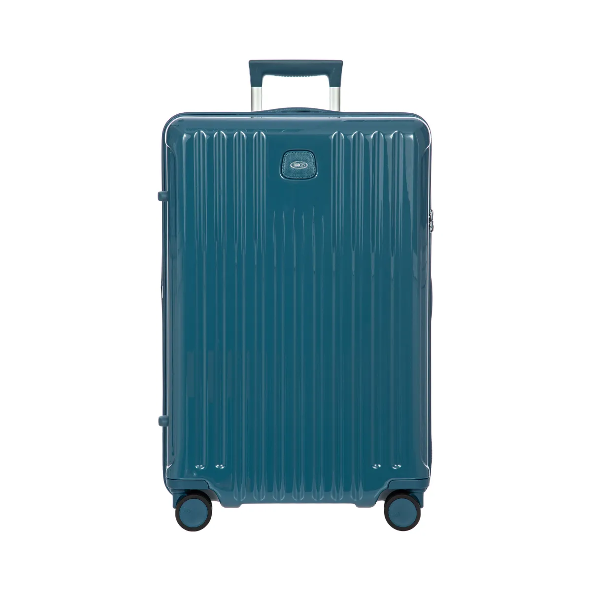 Positano Medium Monochrome Trolley 69cm - Sea Green