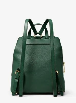 Raven Medium Pebbled Leather Backpack