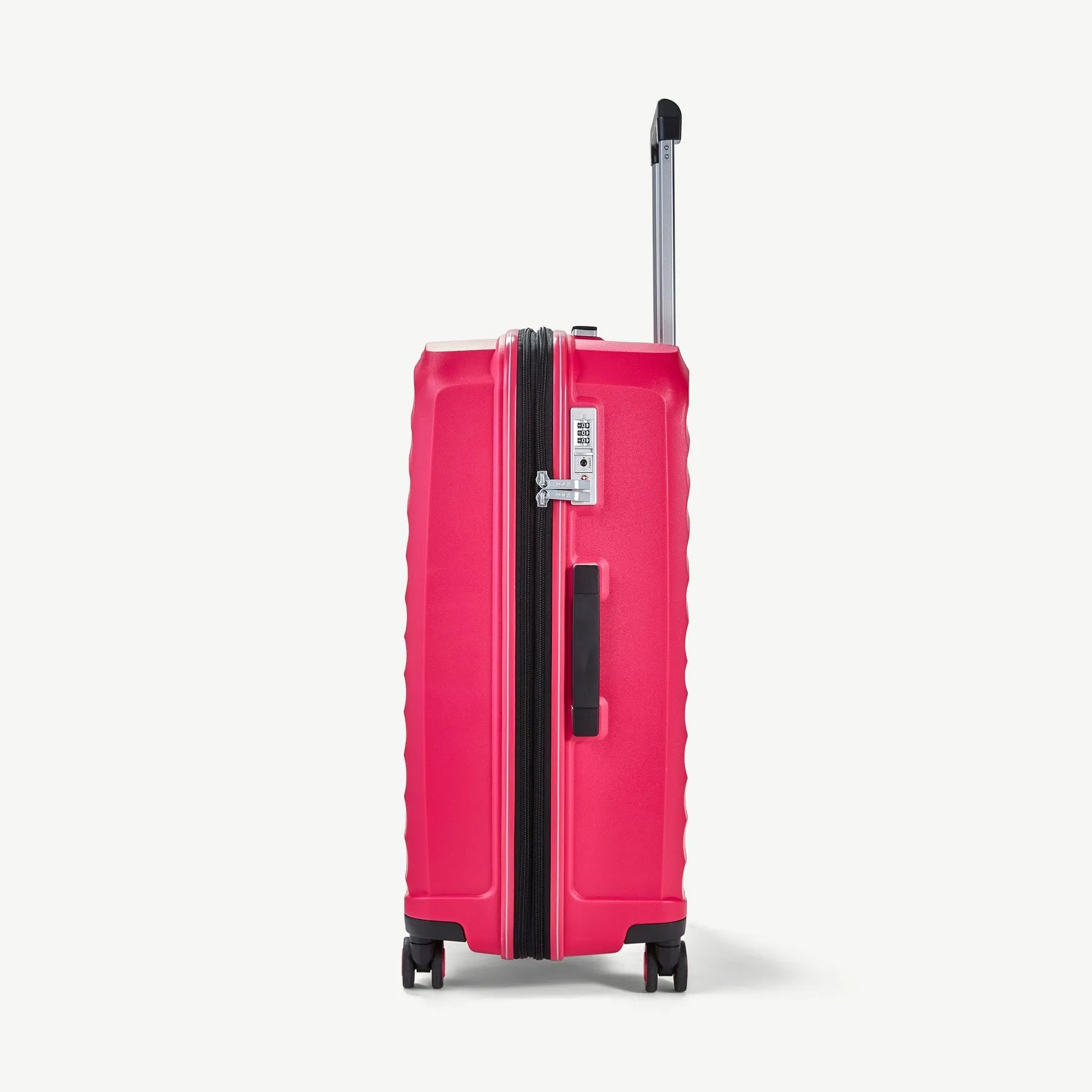 Rock Sunwave Expandable Spinner Medium Suitcase 66cm - Pink