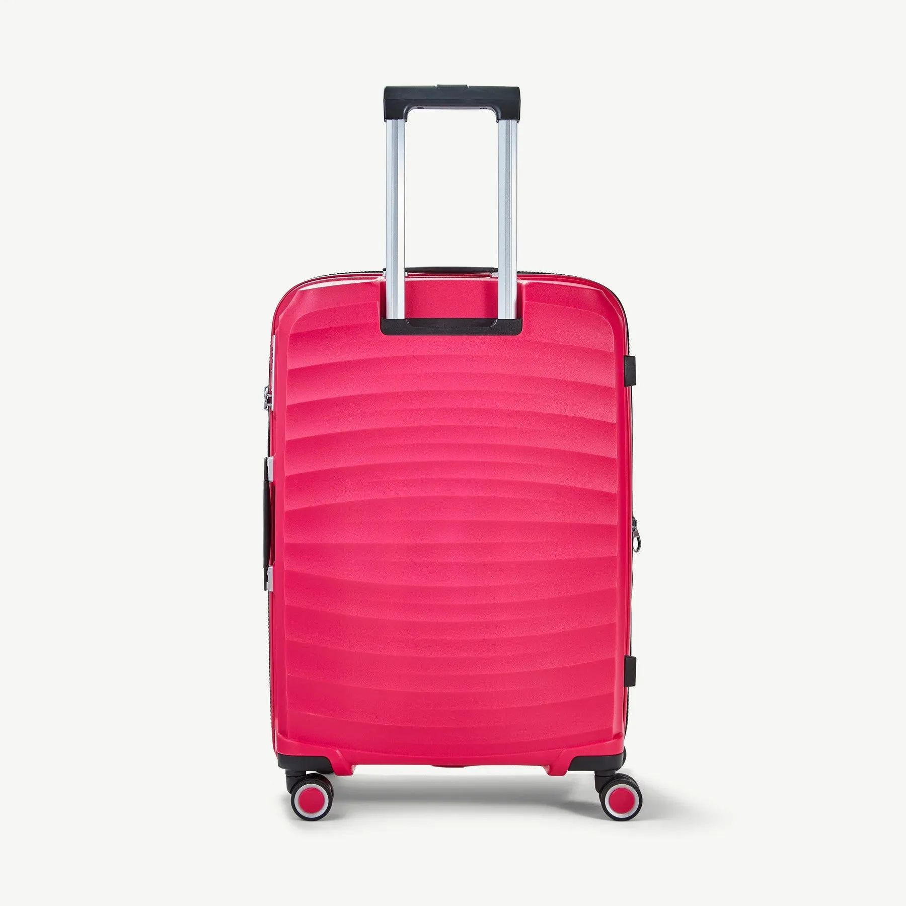 Rock Sunwave Expandable Spinner Medium Suitcase 66cm - Pink