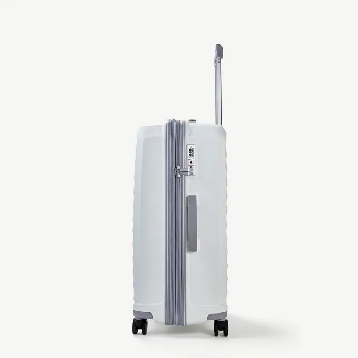 Rock Sunwave Expandable Spinner Medium Suitcase 66cm - White