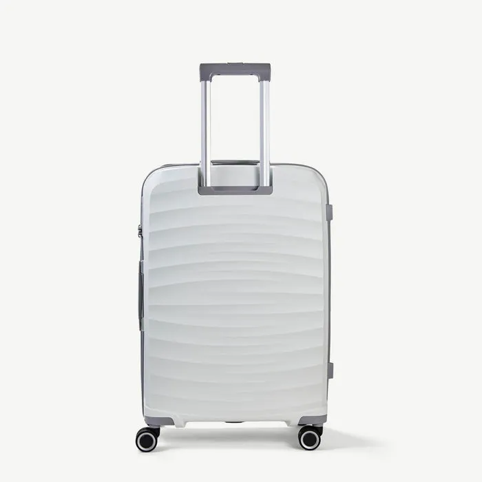 Rock Sunwave Expandable Spinner Medium Suitcase 66cm - White