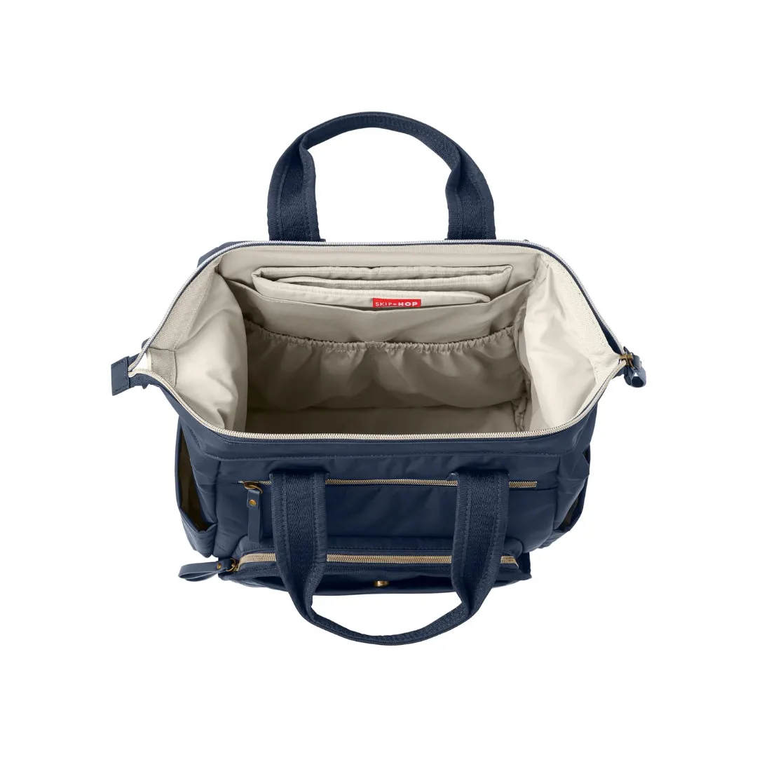 Skip Hop Mainframe Wide Open Diaper Backpack - Midnight Navy