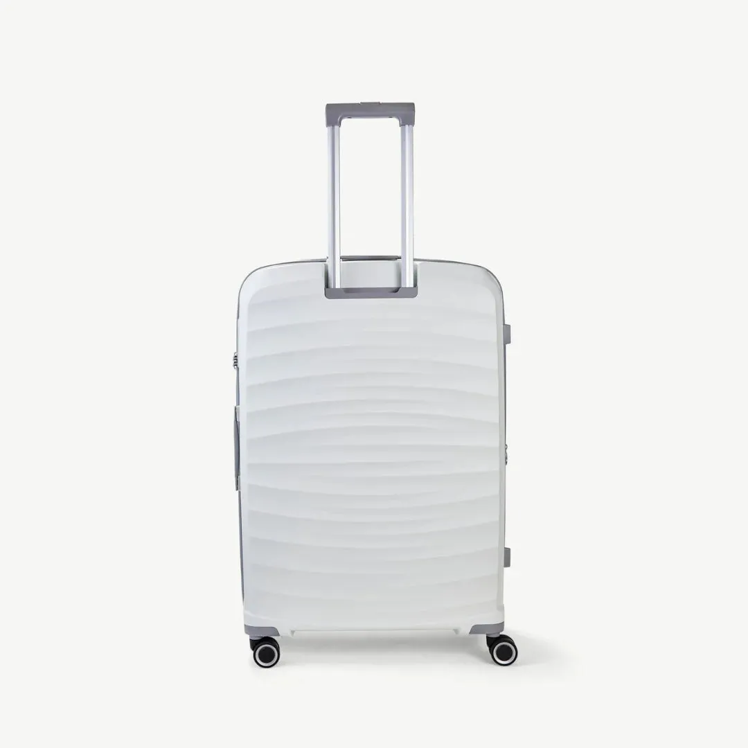 Sunwave Large Suitcase - White