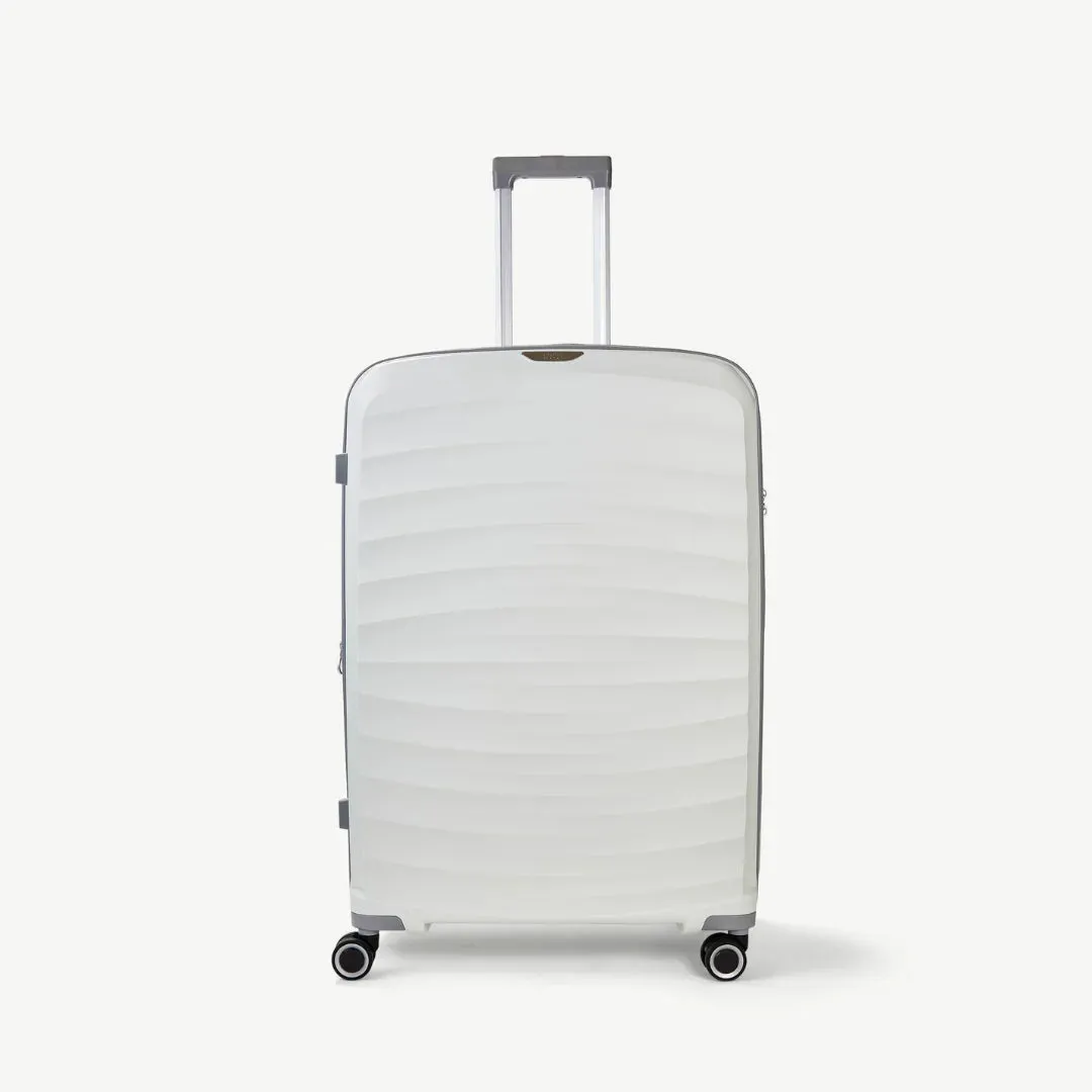 Sunwave Large Suitcase - White