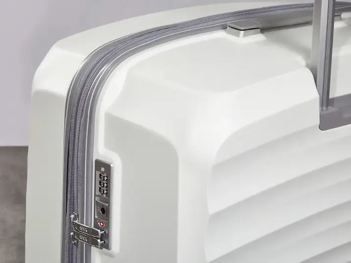 Sunwave Large Suitcase - White