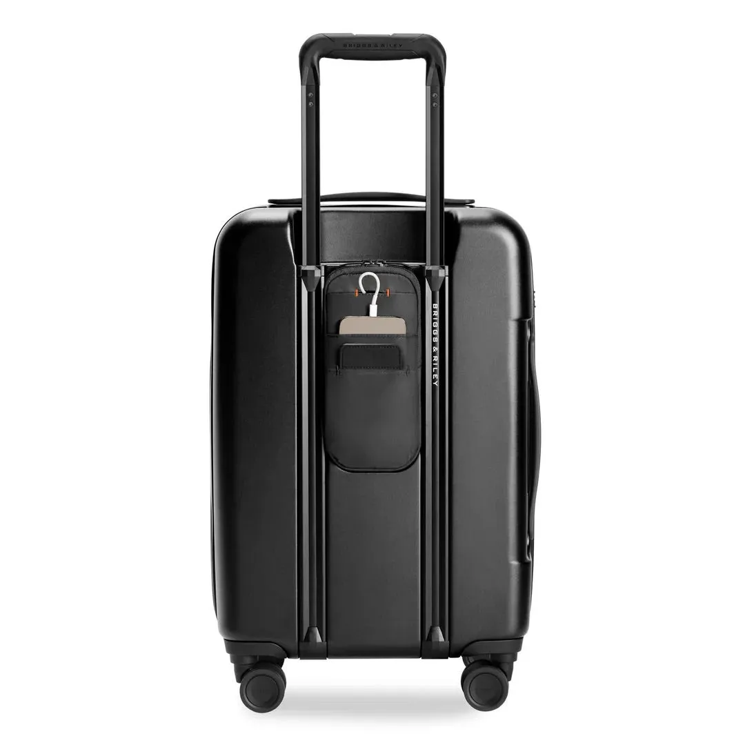 Sympatico Essential 56cm Carry-On Expandable Spinner - Black