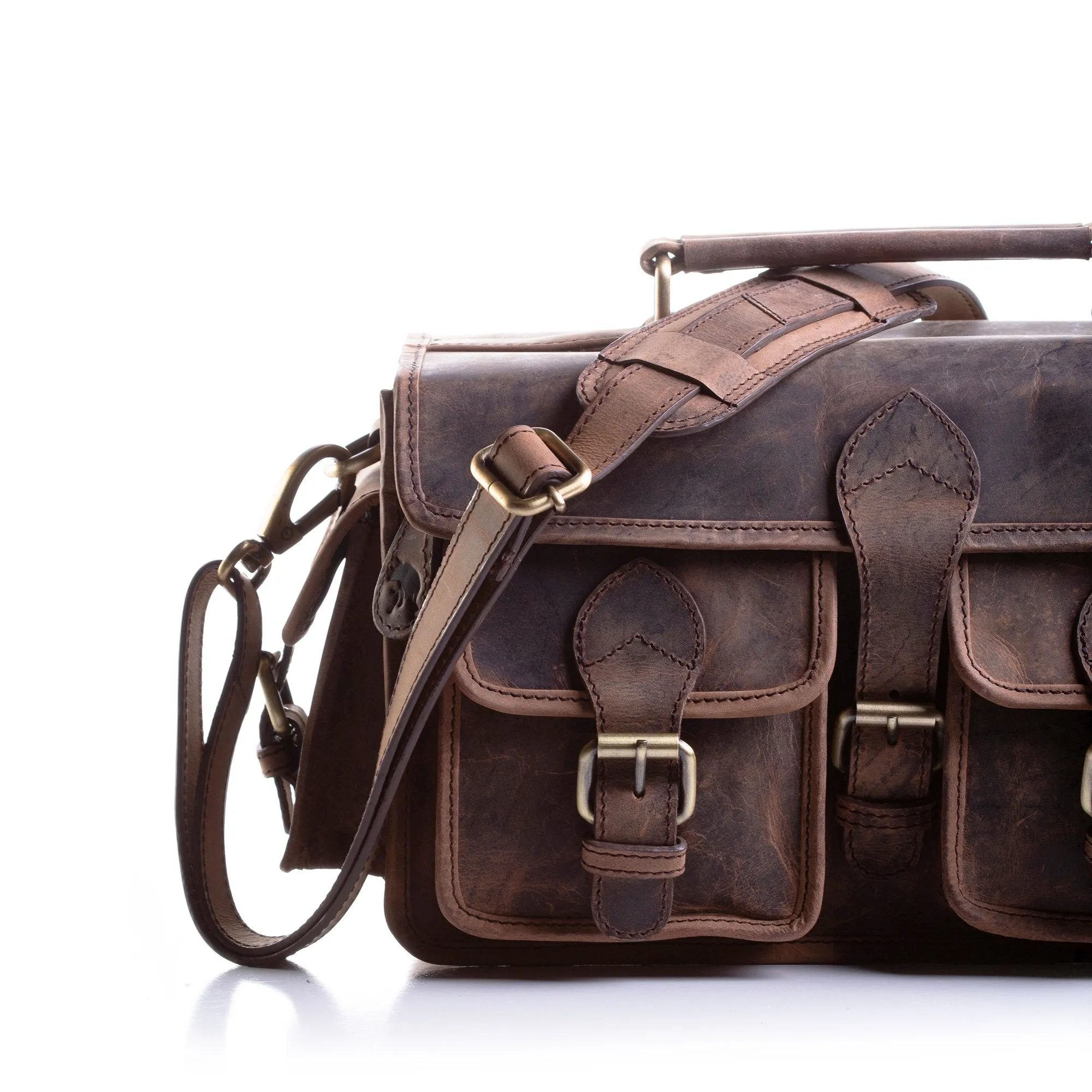 The Nixon Leather DSLR Camera Bag