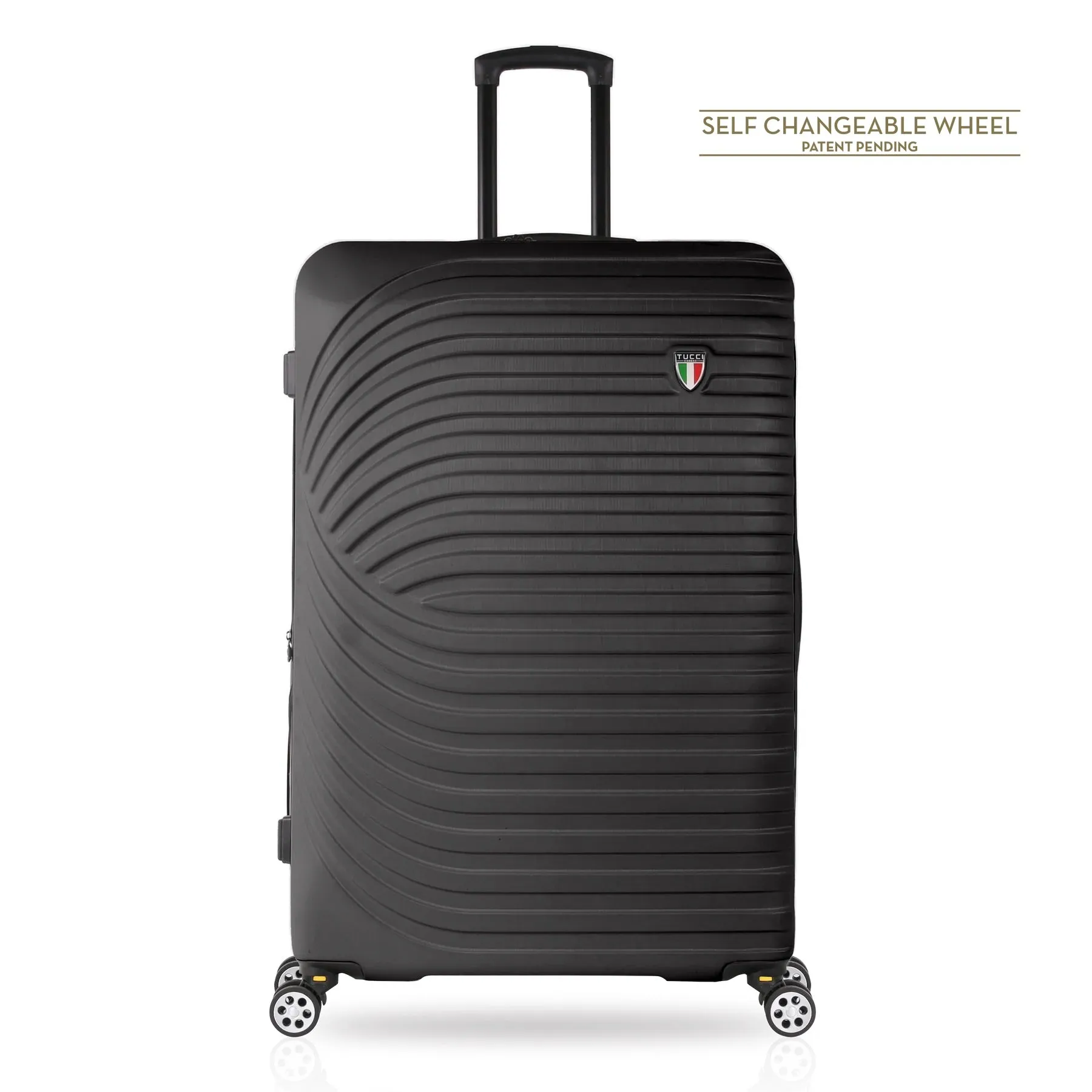 TUCCI Italy MOZZAFIATO 4 Piece Travel Luggage Suitcase Set (20", 24", 28", 32")