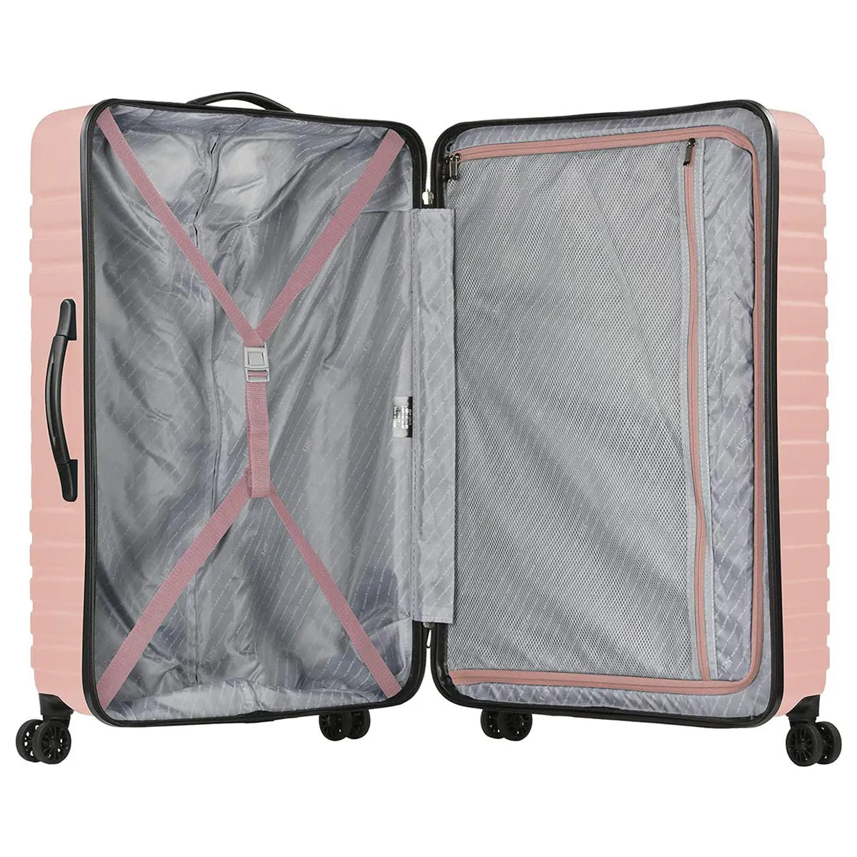 U.S. Traveler Boren Hardside Spinner Luggage With Aluminum Handle, Checked-Large