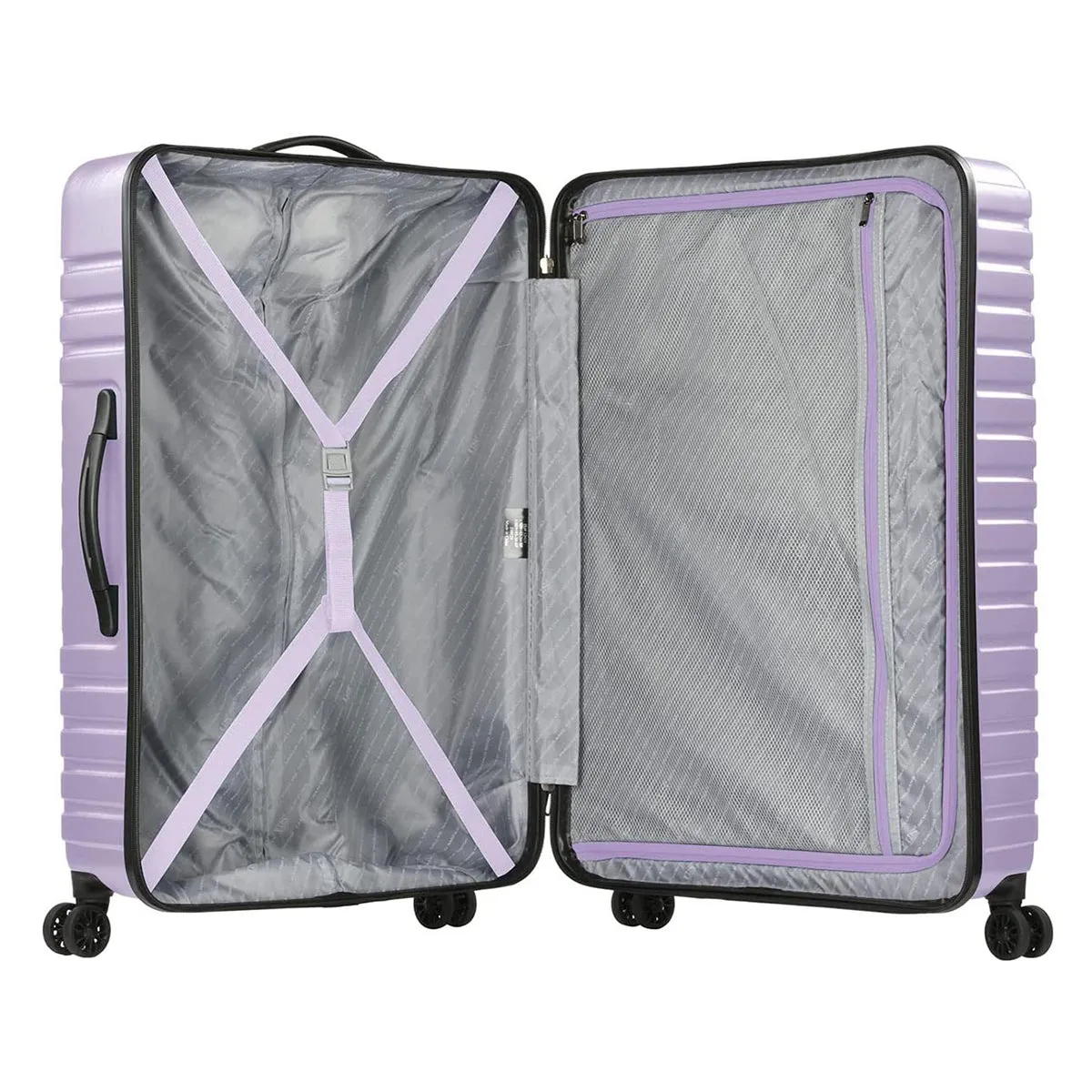 U.S. Traveler Boren Hardside Spinner Luggage With Aluminum Handle, Checked-Large