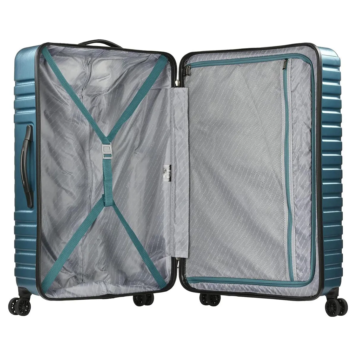 U.S. Traveler Boren Hardside Spinner Luggage With Aluminum Handle, Checked-Medium