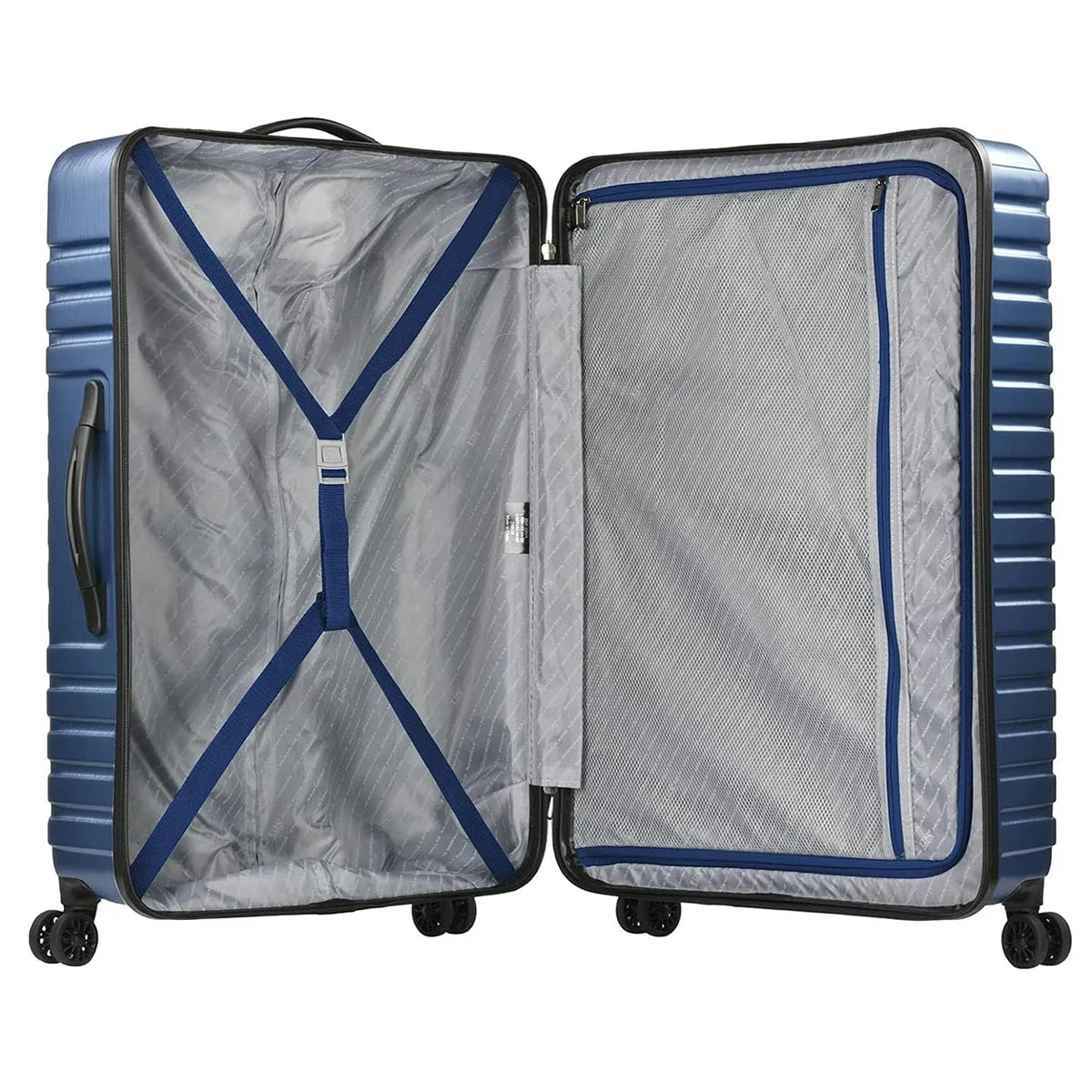 U.S. Traveler Boren Hardside Spinner Luggage With Aluminum Handle, Checked-Medium