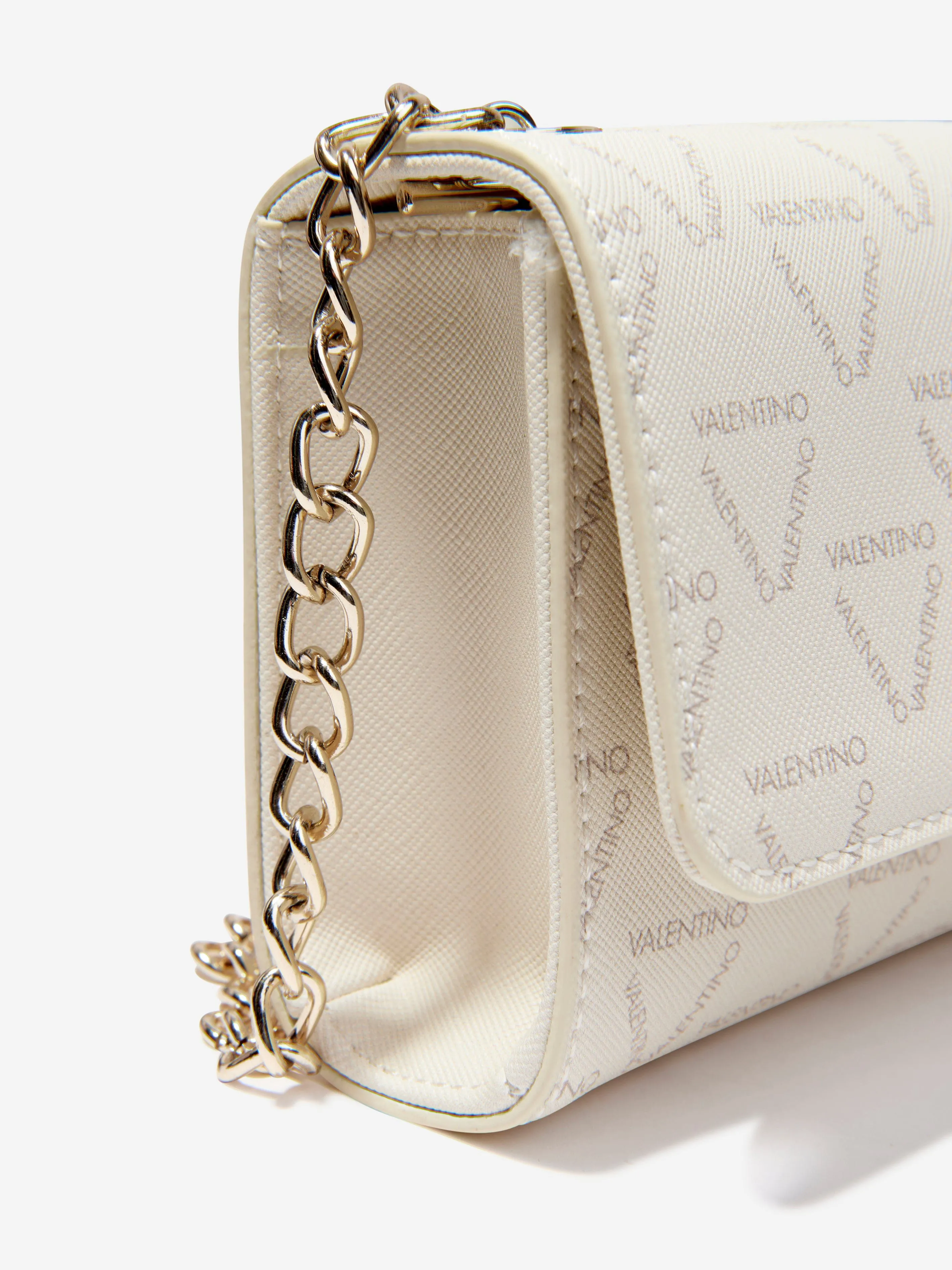 Valentino Girls Pretty Satchel Bag in Cream