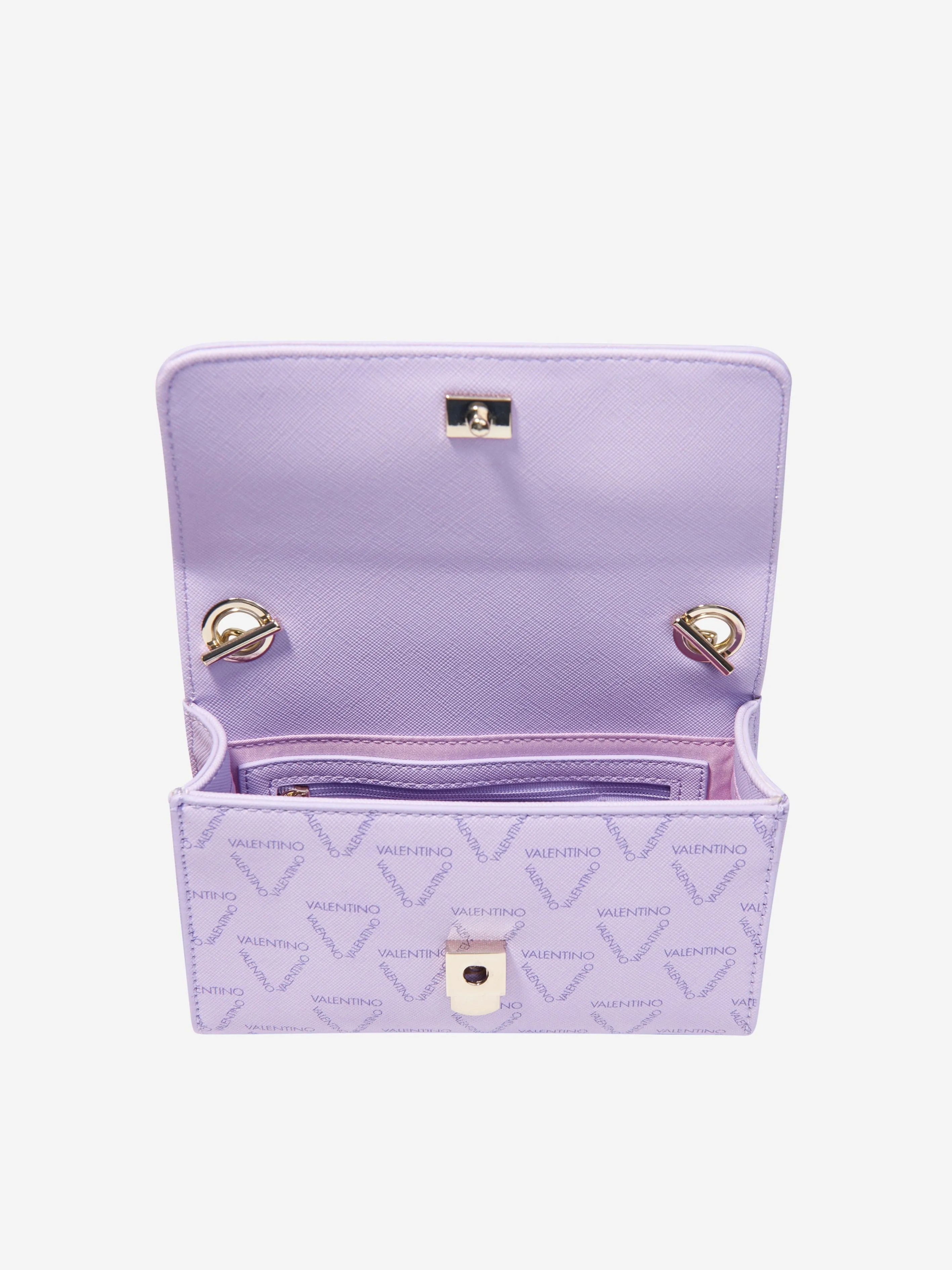 Valentino Girls Pretty Satchel Bag in Lilac