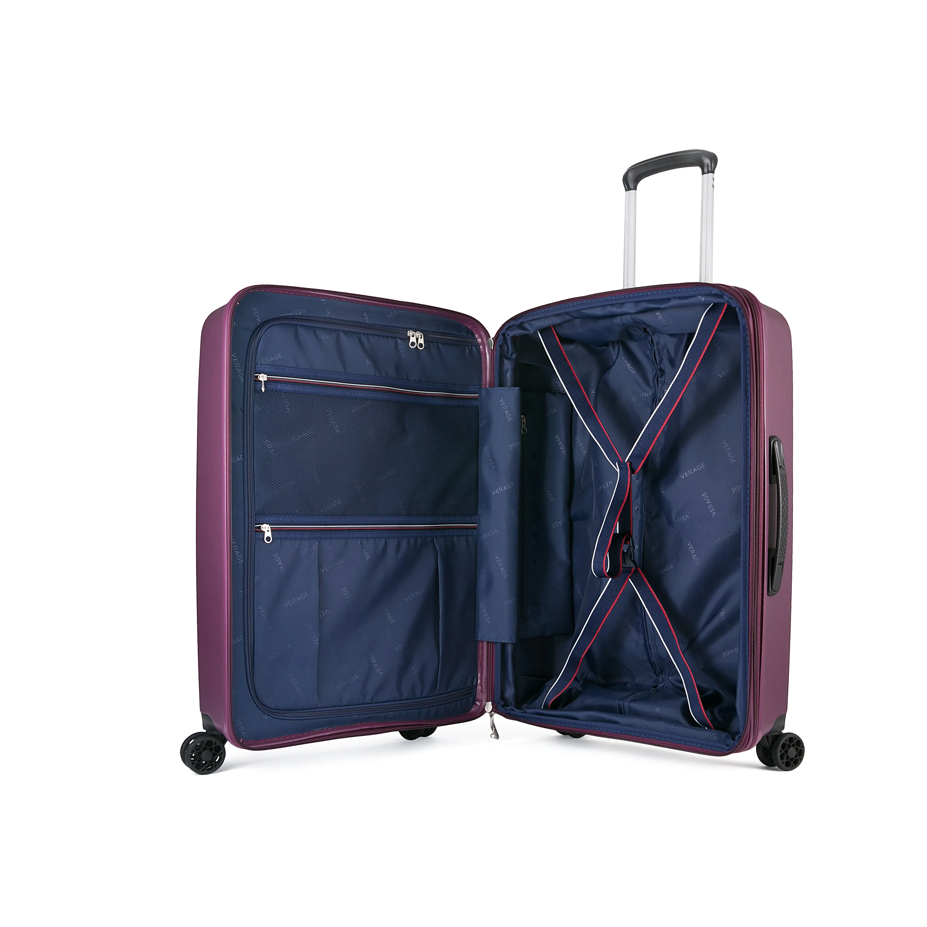 Verage Diamond Expandable 4 Wheel Spinner Luggage 24" Medium