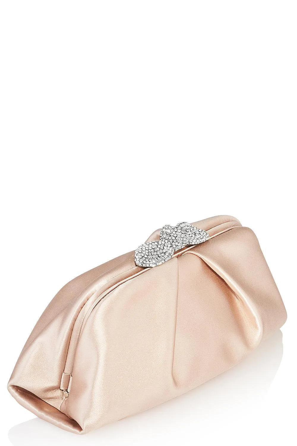 Very Bow Tie Crystal Clutch