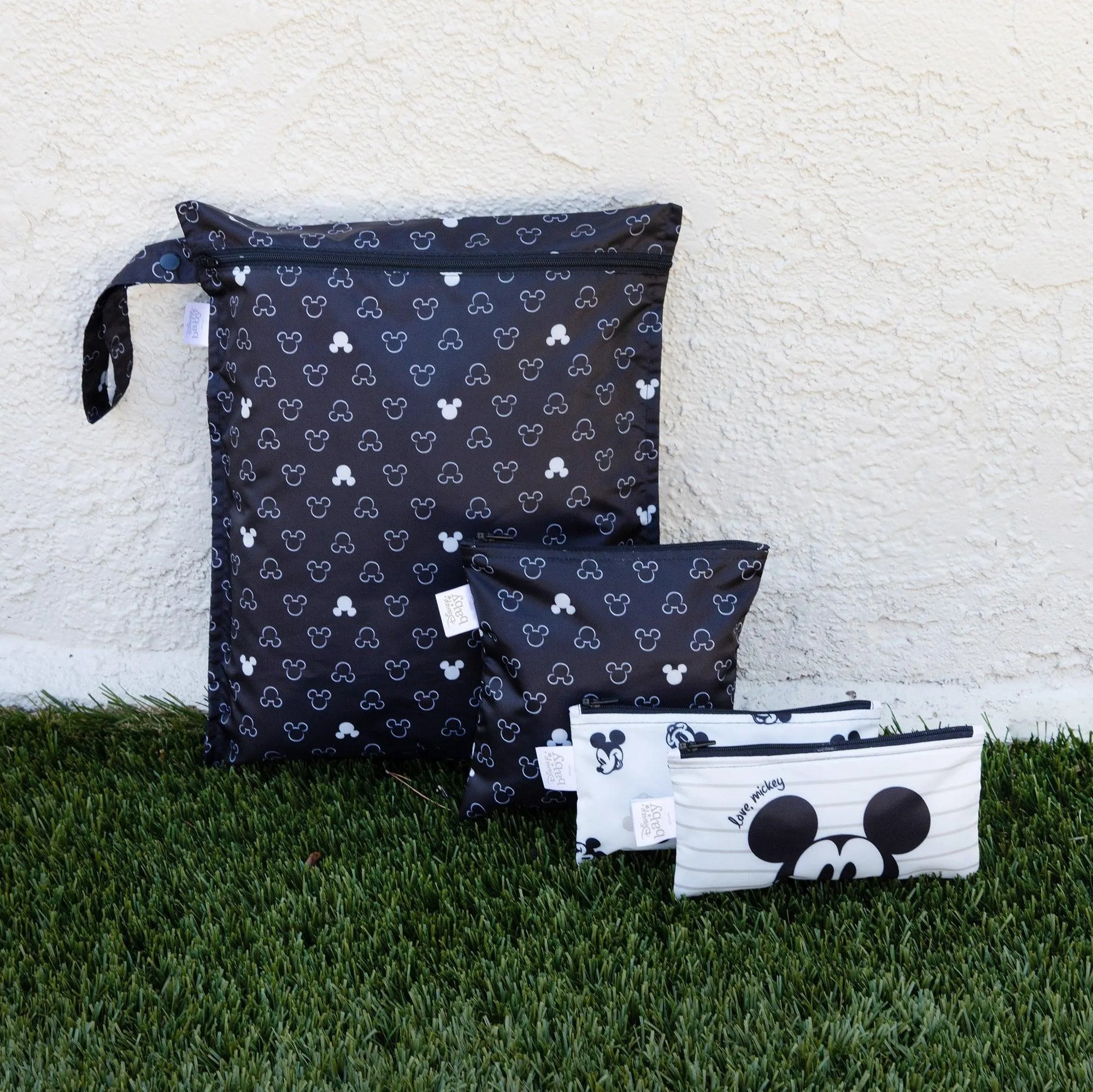 Wet Bag: Mickey Mouse Icon Black   White